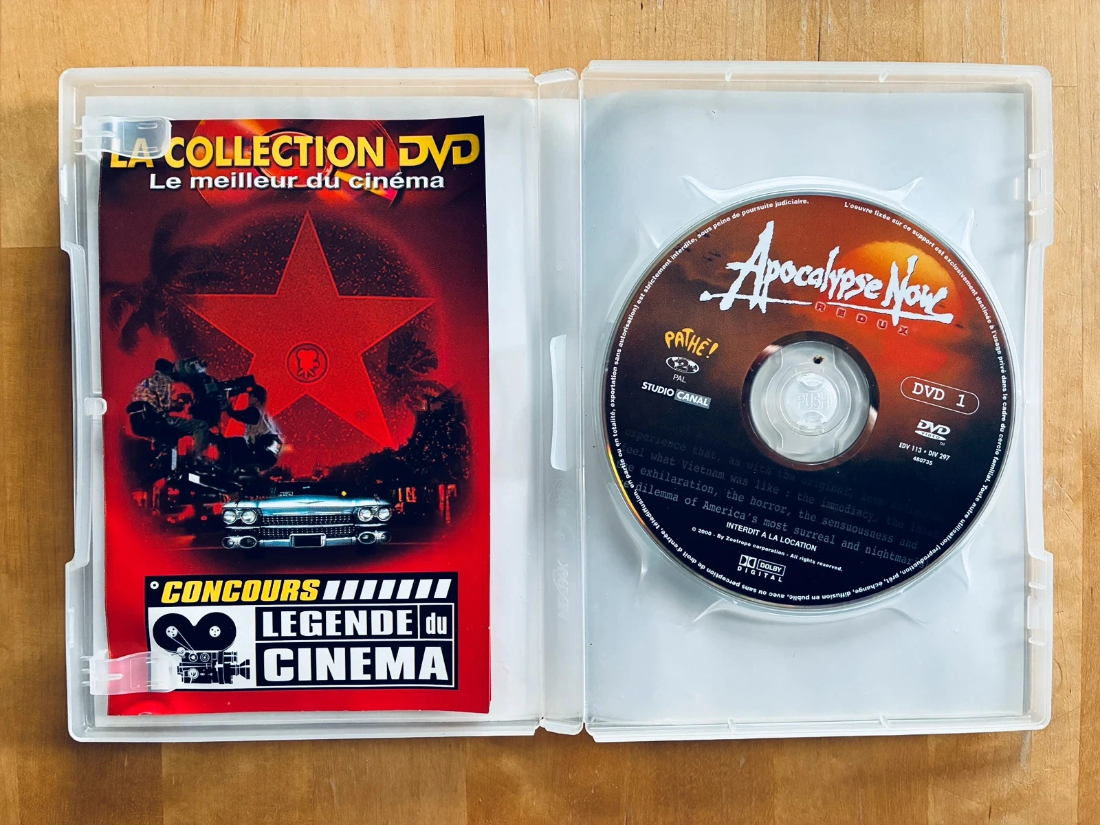 DVD Apocalypse Now de Francis Ford Coppola. – photo 2